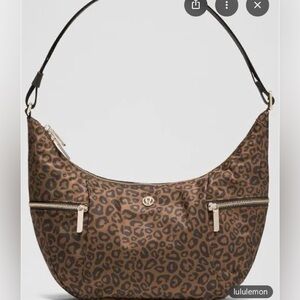 Lululemon Leopard Print Sling Bag 6L